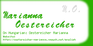 marianna oestereicher business card